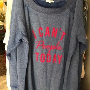 Maurice’s Tunic length sweatshirt sz 2X